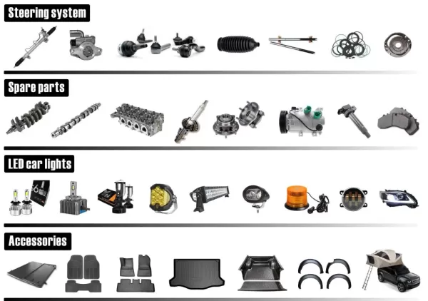 From auto parts to auto accessories, Japanese brand like Toyota Nissan, Korean cars like Hyundai, Kia, American cars like Ford, Chevrolet